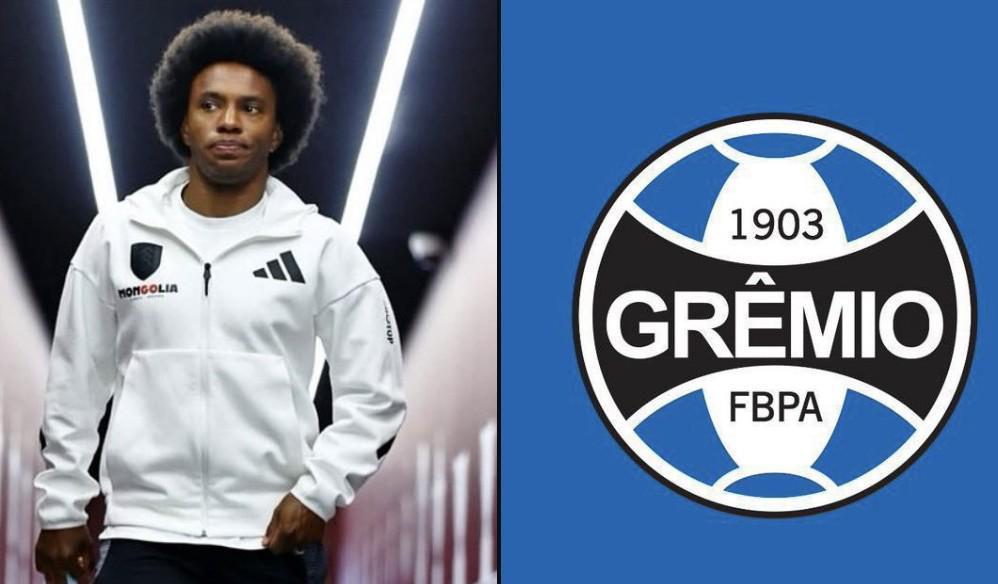 罗马诺：威廉加盟格雷米奥，本人将在今天启程前往巴西